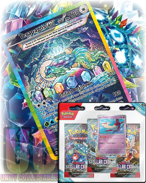 Stellar Crown 3 Pack Blister - Pokemon Scarlet & Violet Stellar Crown English