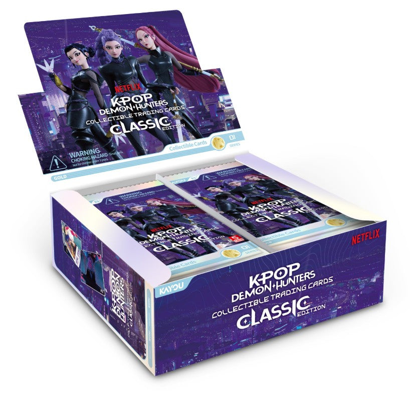 KPop Demon Hunters-Collectible Trading Cards-Classic Edition Foil Box