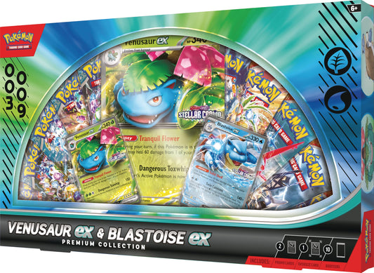 Venusaur & Blastoise Premium Collection Box