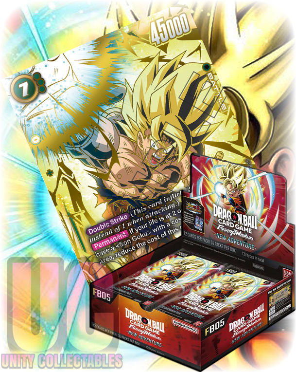DBS TCG Dragon Ball Super Fusion World FB05 New Adventure English Booster Box