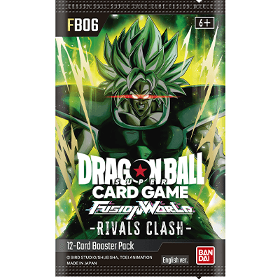 x1 DBS FB06 Booster Pack - DBS TCG Dragon Ball Super Fusion World FB06 Rivals Clash English