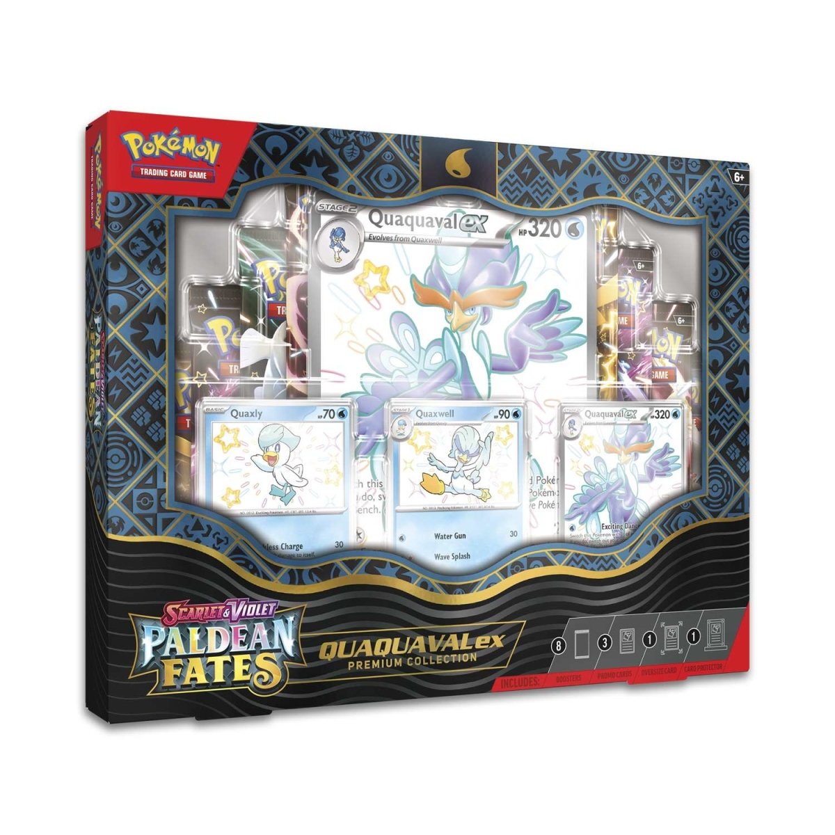 Pokemon Paldean Fates Quaquaval EX Premium Collection