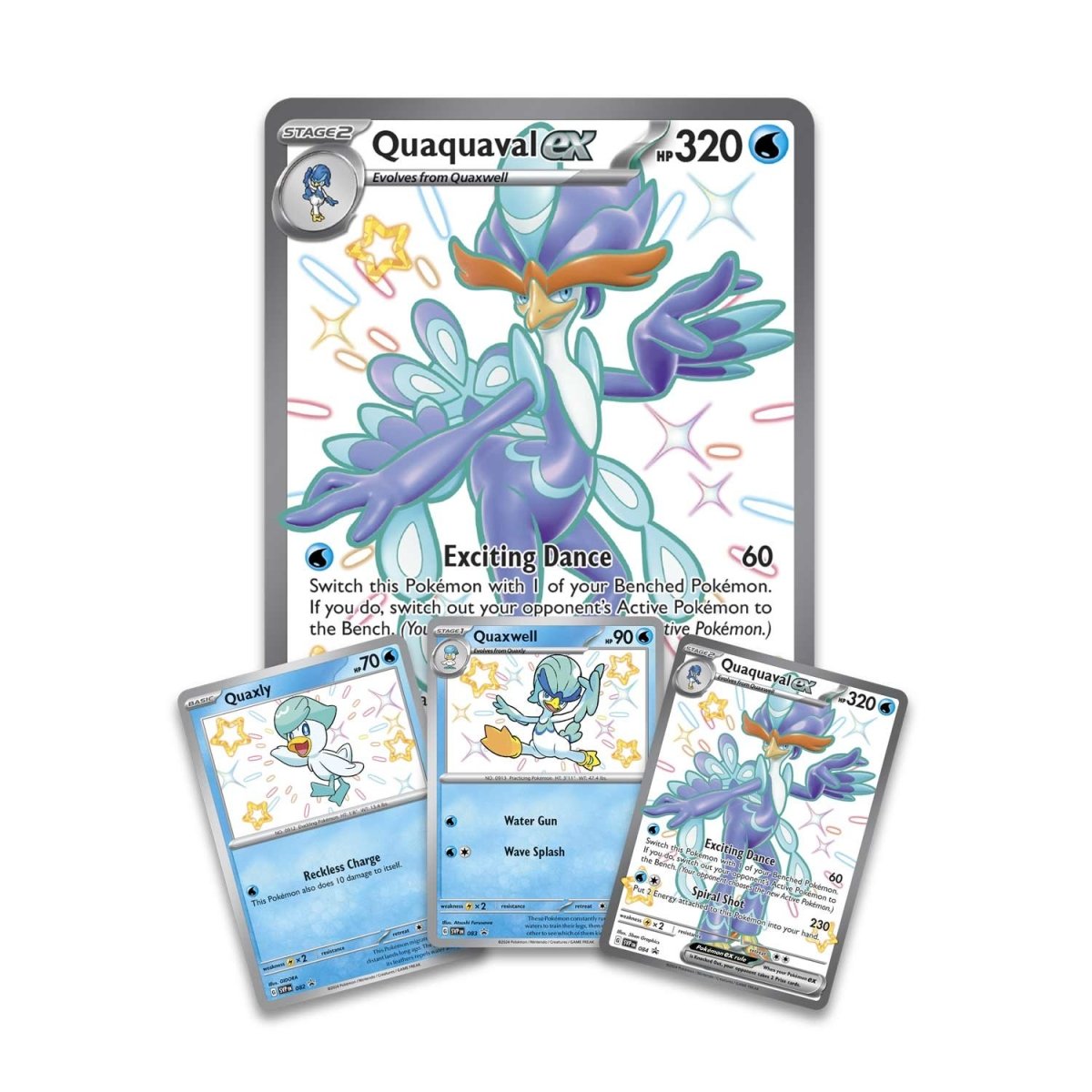 Pokemon Paldean Fates Quaquaval EX Premium Collection
