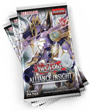 x3 YGO Alliance Insight Booster Pack - Yu-Gi-Oh! Alliance Insight