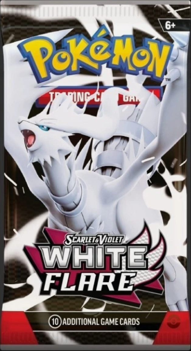 x1 White Flare Booster Pack - Pokemon Scarlet & Violet White Flare English
