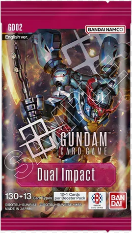 GD02 Dual Impact Booster Pack - Gundam TCG Dual Impact English