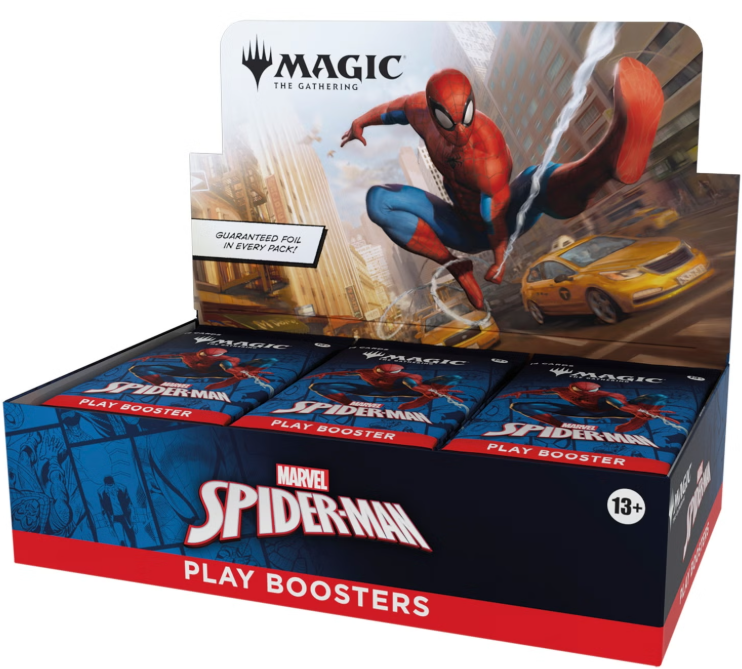 MTG Spiderman Play Booster Box - Magic The Gathering Spiderman Play Booster Box English