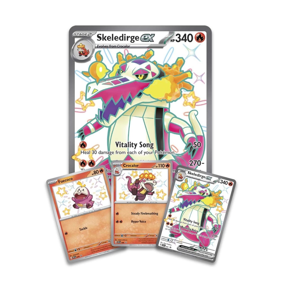 Pokemon Paldean Fates Skeledirge EX Premium Collection