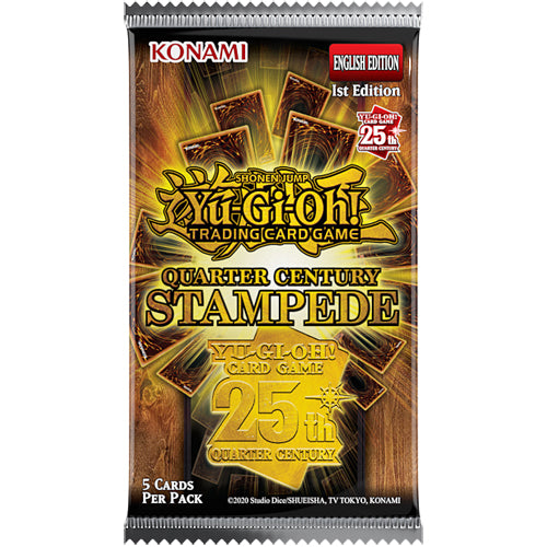 x1 YGO Rarity 4 Stampede Booster Pack - Yu-Gi-Oh! Rarity 4 Stampede
